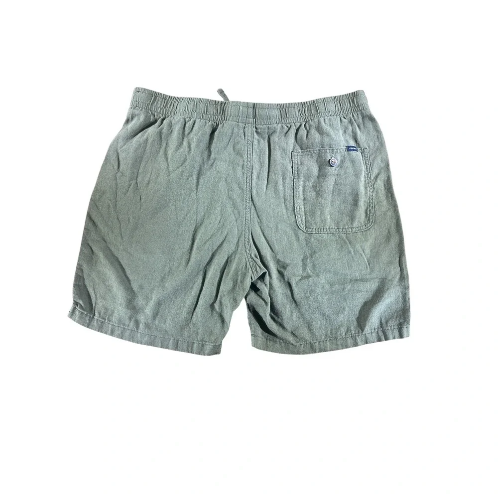 Jachs XL Mens‎ Green Casual Shorts Elastic Waist Drawstring Summer